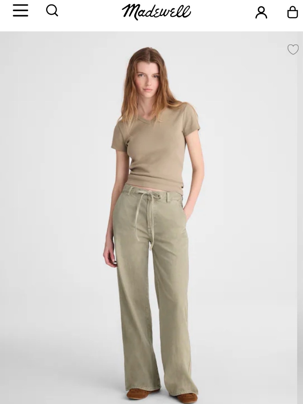 Madewell The Ultimate Wide-Leg Pant in Airy Denim